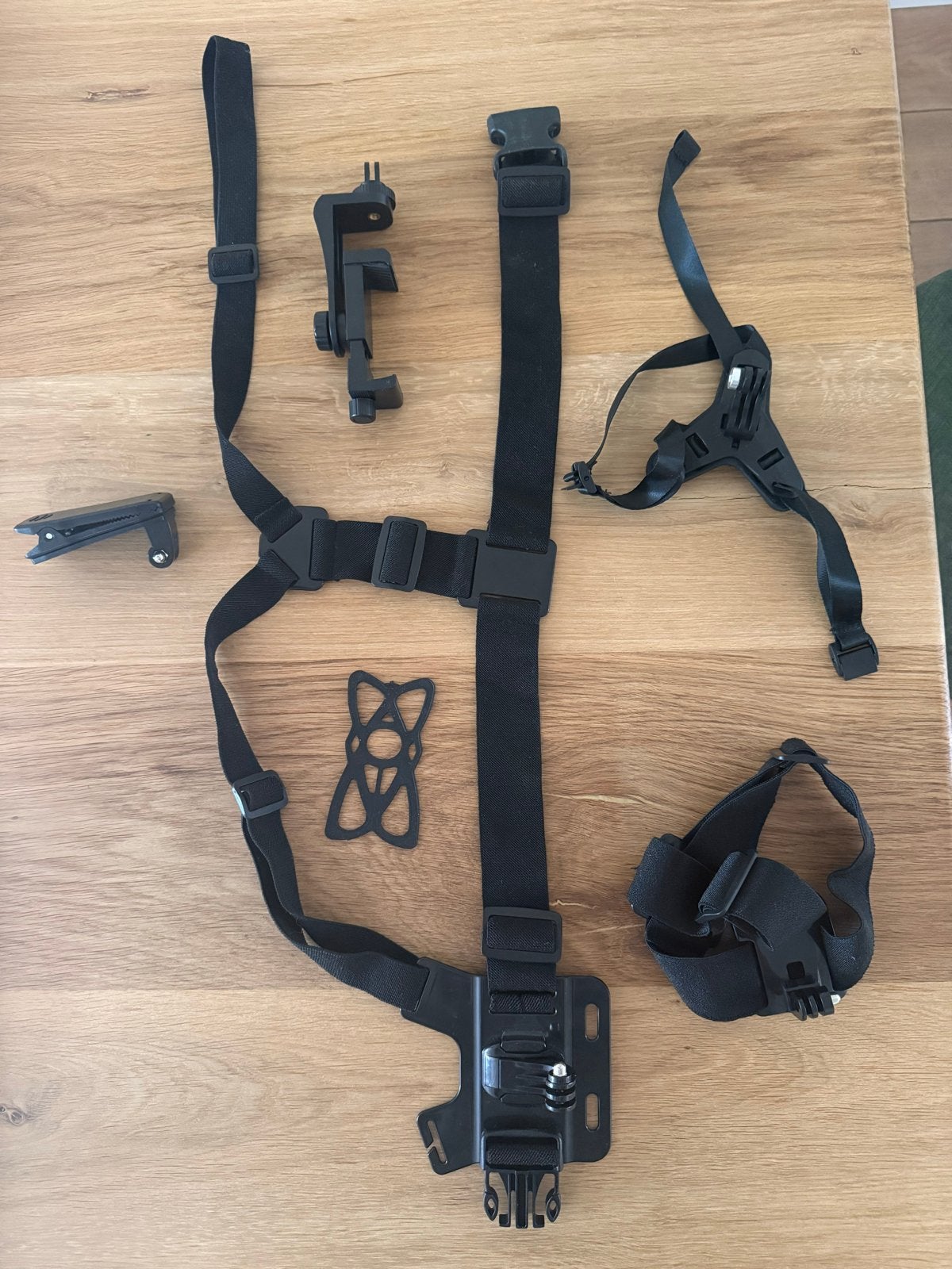 GoPro Accessoires Set: Borstband, Hoofdband, Klemmen, Ophalen, Zo goed als nieuw, GoPro