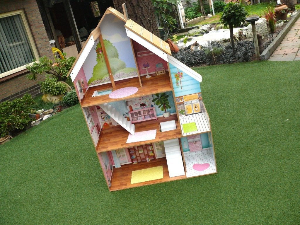 Kidkraft barbie groot poppenhuis 86 X 31,5 X 127 cm, Ophalen of Verzenden, Zo goed als nieuw, Poppenhuis