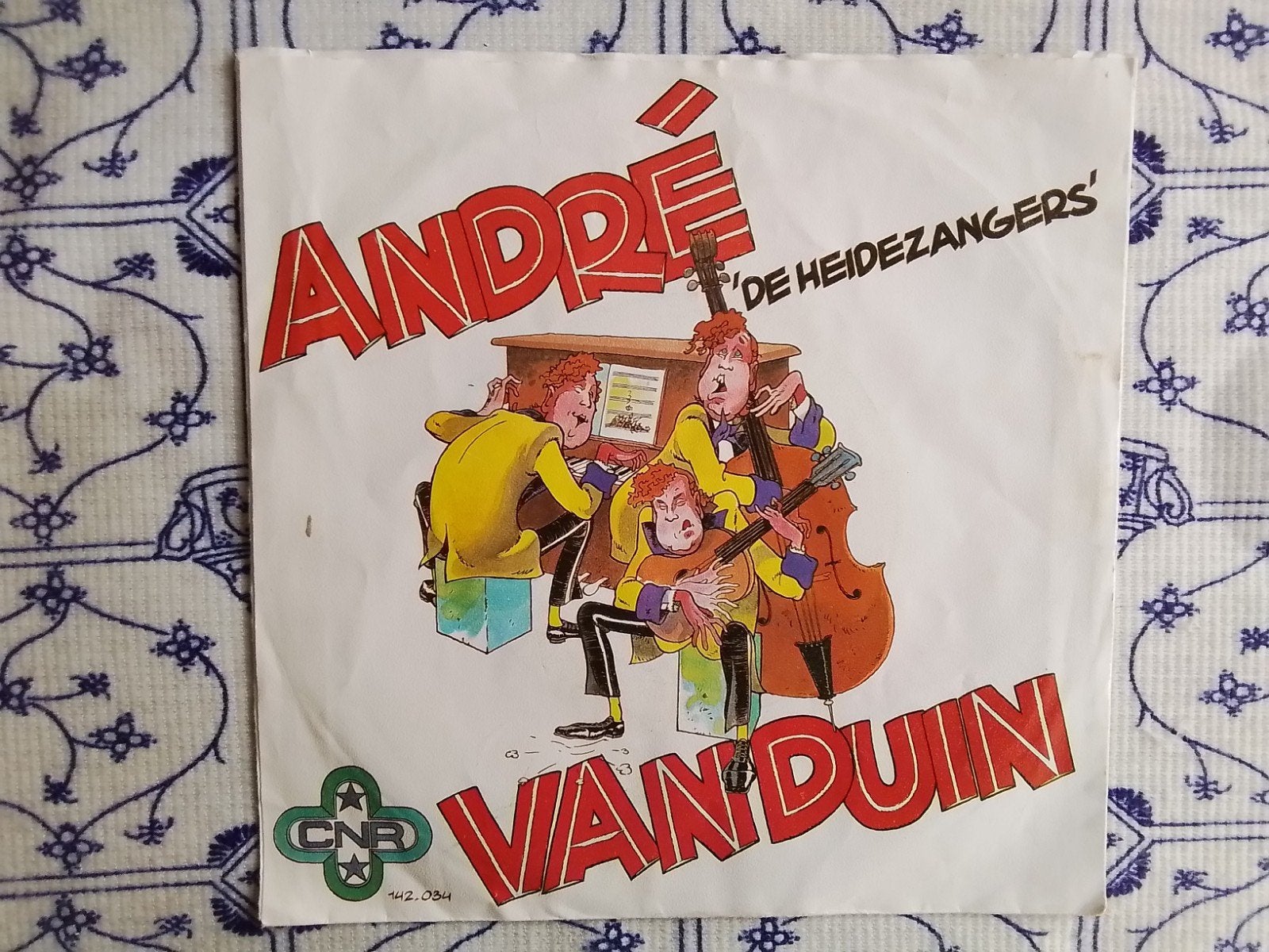 Andre van duin     De heidezangers / De konsnertzangeres, Cd's en Dvd's, Vinyl Singles, Ophalen of Verzenden, Zo goed als nieuw