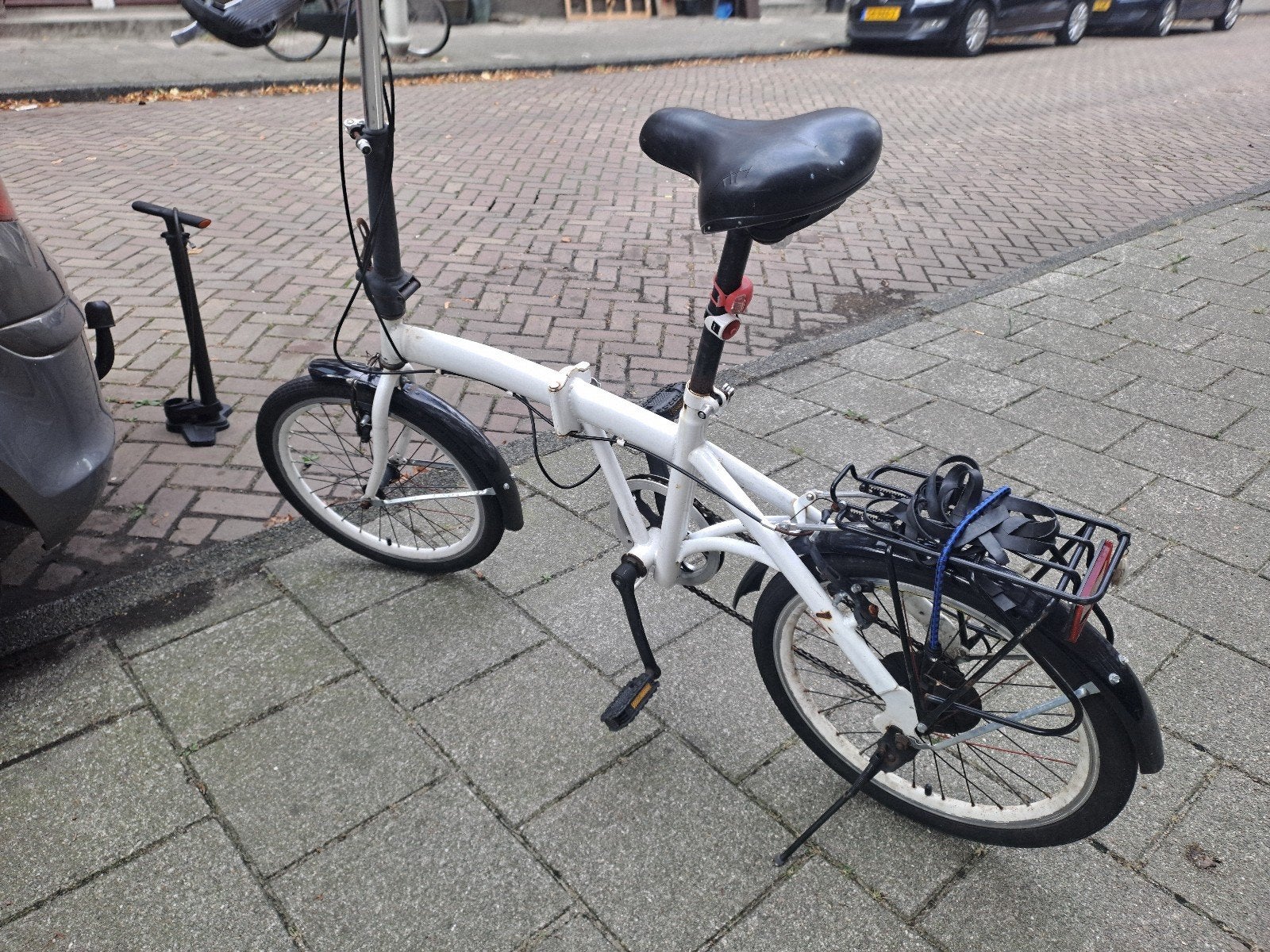 Handige vouwfiets voor bus, tram en metro, Fietsen en Brommers, Fietsen | Vouwfietsen, Ophalen of Verzenden, Gebruikt, Totaal opvouwbaar