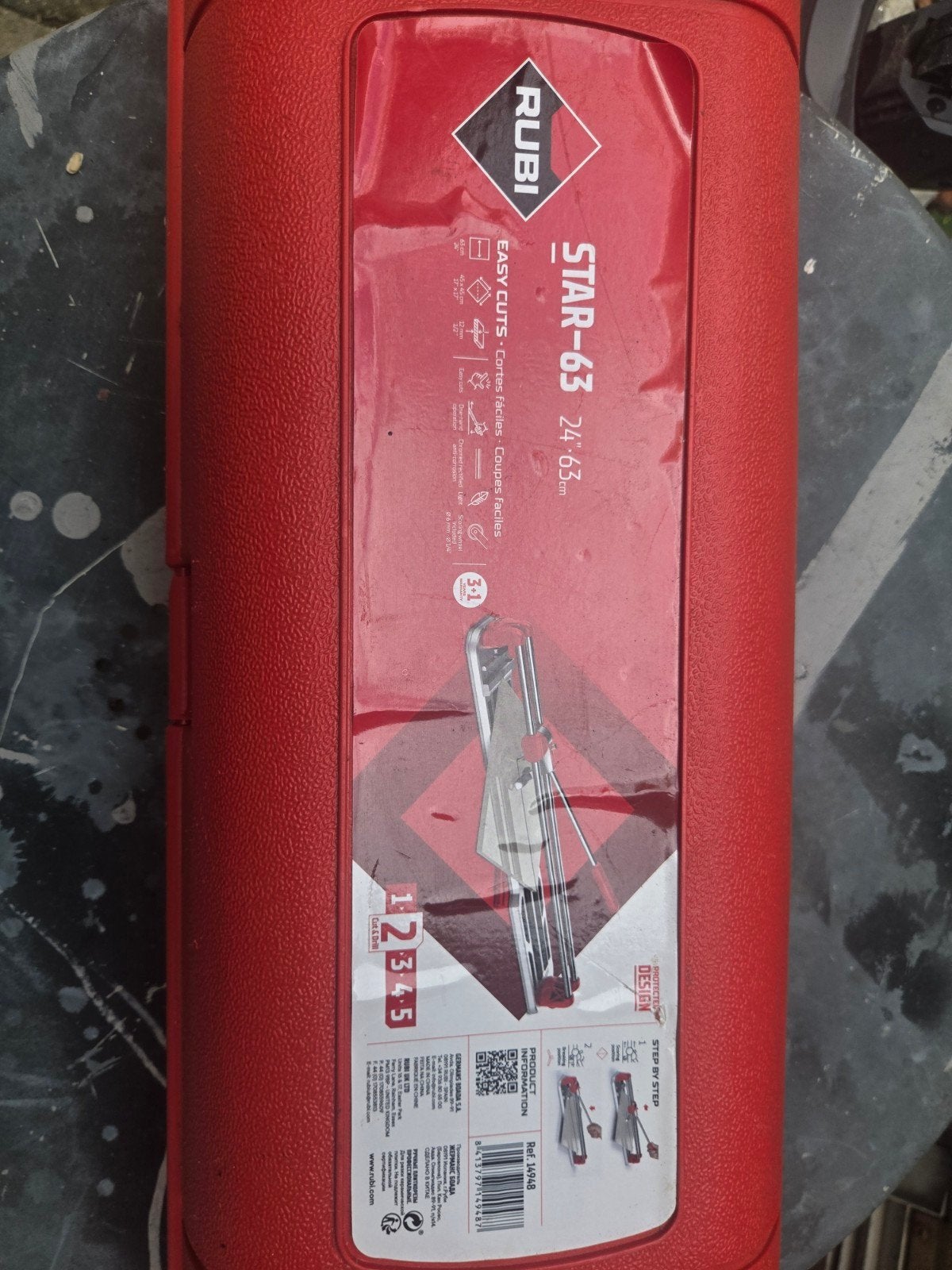 Rubi Star-63 tegelsnijder in koffer, Ophalen of Verzenden, Gebruikt, Overige typen, Rubi