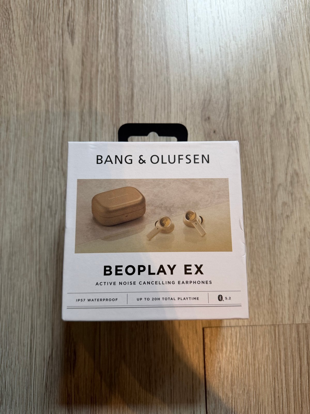 Bang & Olufsen Beoplay EX Active Noise Cancelling oordopjes, Audio, Tv en Foto, In-ear, Goud, Verzenden, Bluetooth