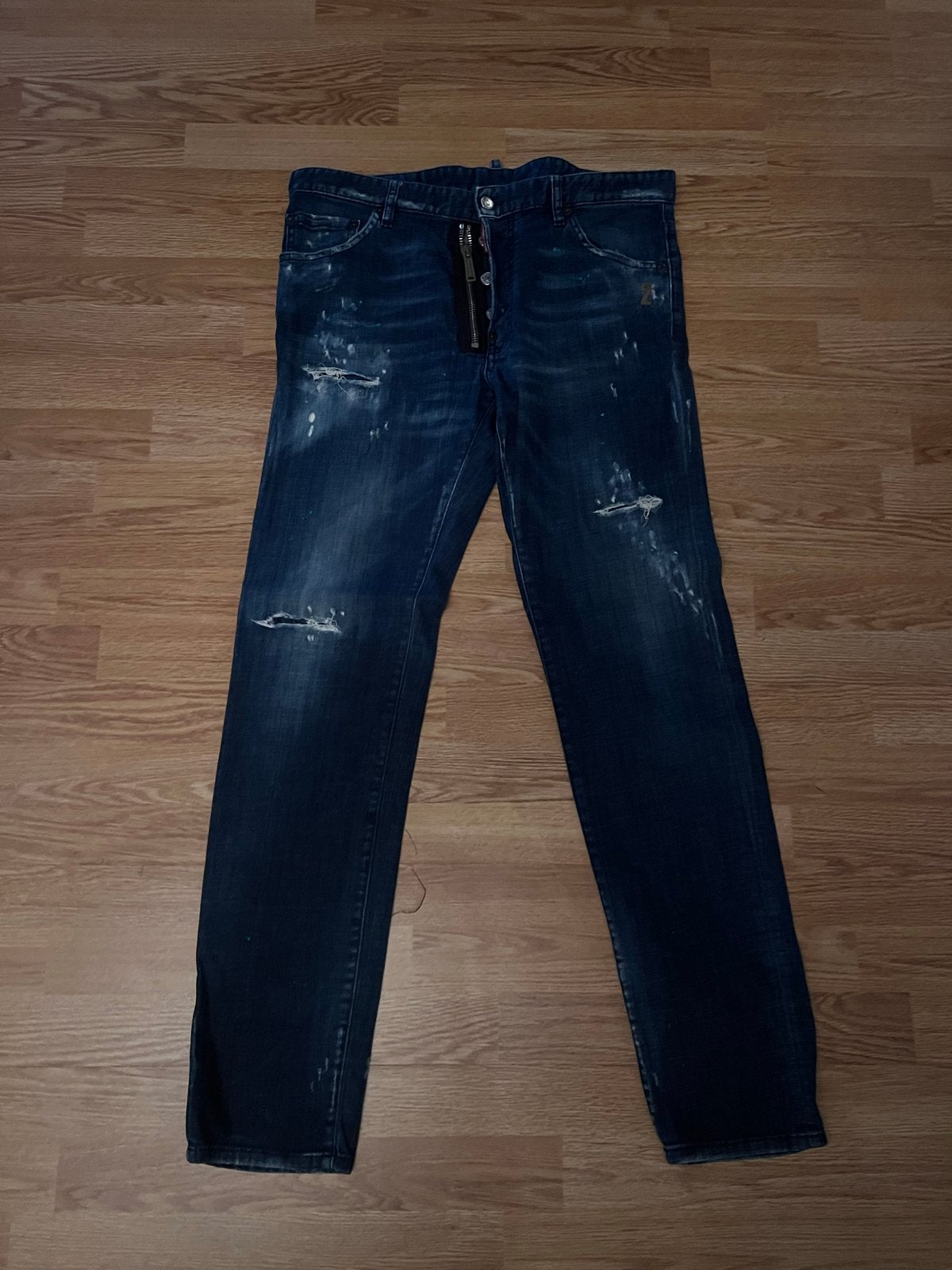 Dsquared2 Jeans - Maat 54 (W36-W38) - Gedragen, Ophalen of Verzenden, Gedragen, Blauw, W36 - W38 (confectie 52/54)