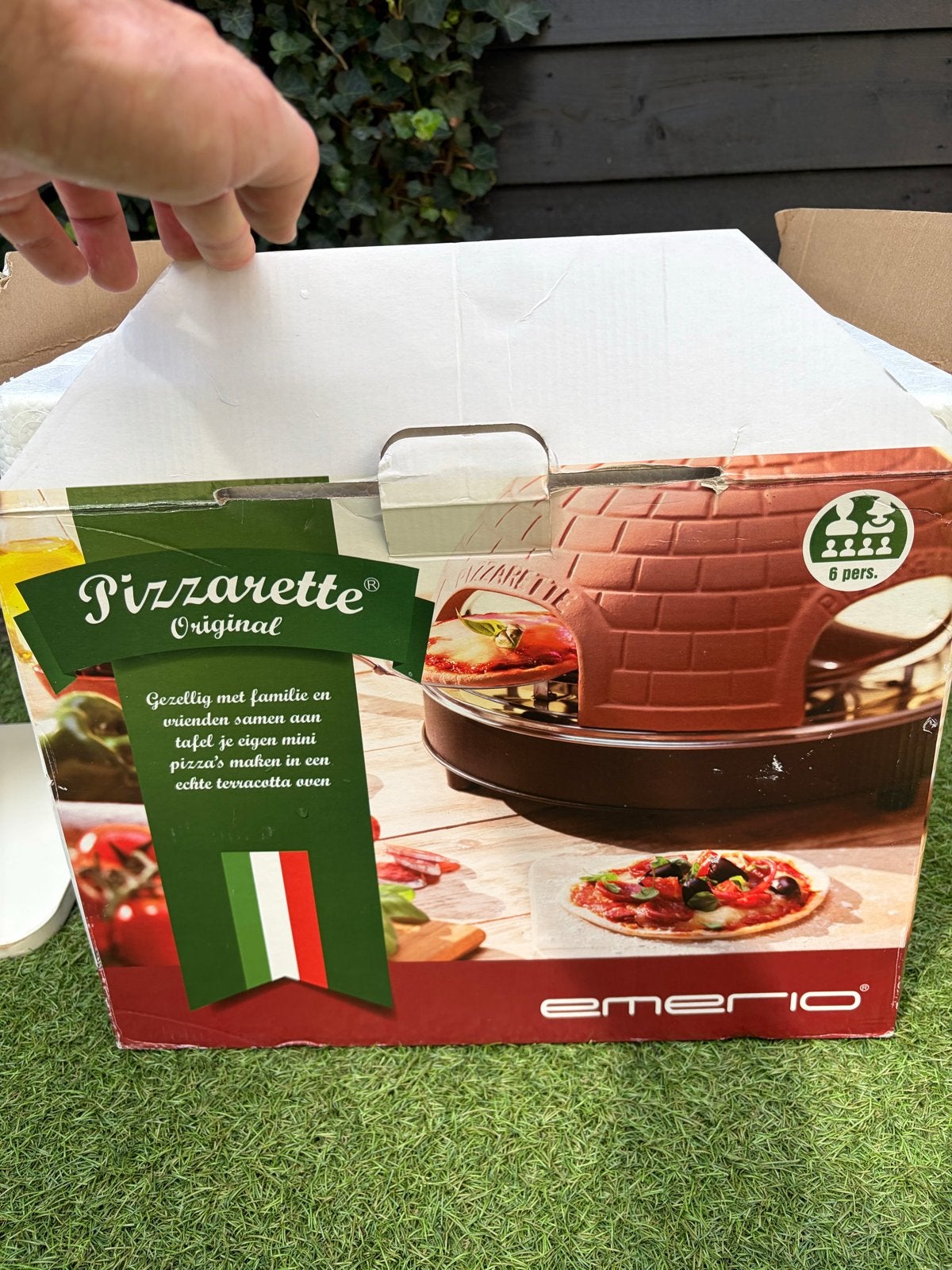 Emerio Pizzarette Original - Pizzaoven voor 6 personen, Witgoed en Apparatuur, Ovens, Minder dan 45 cm, Overige merken, Pizzaoven