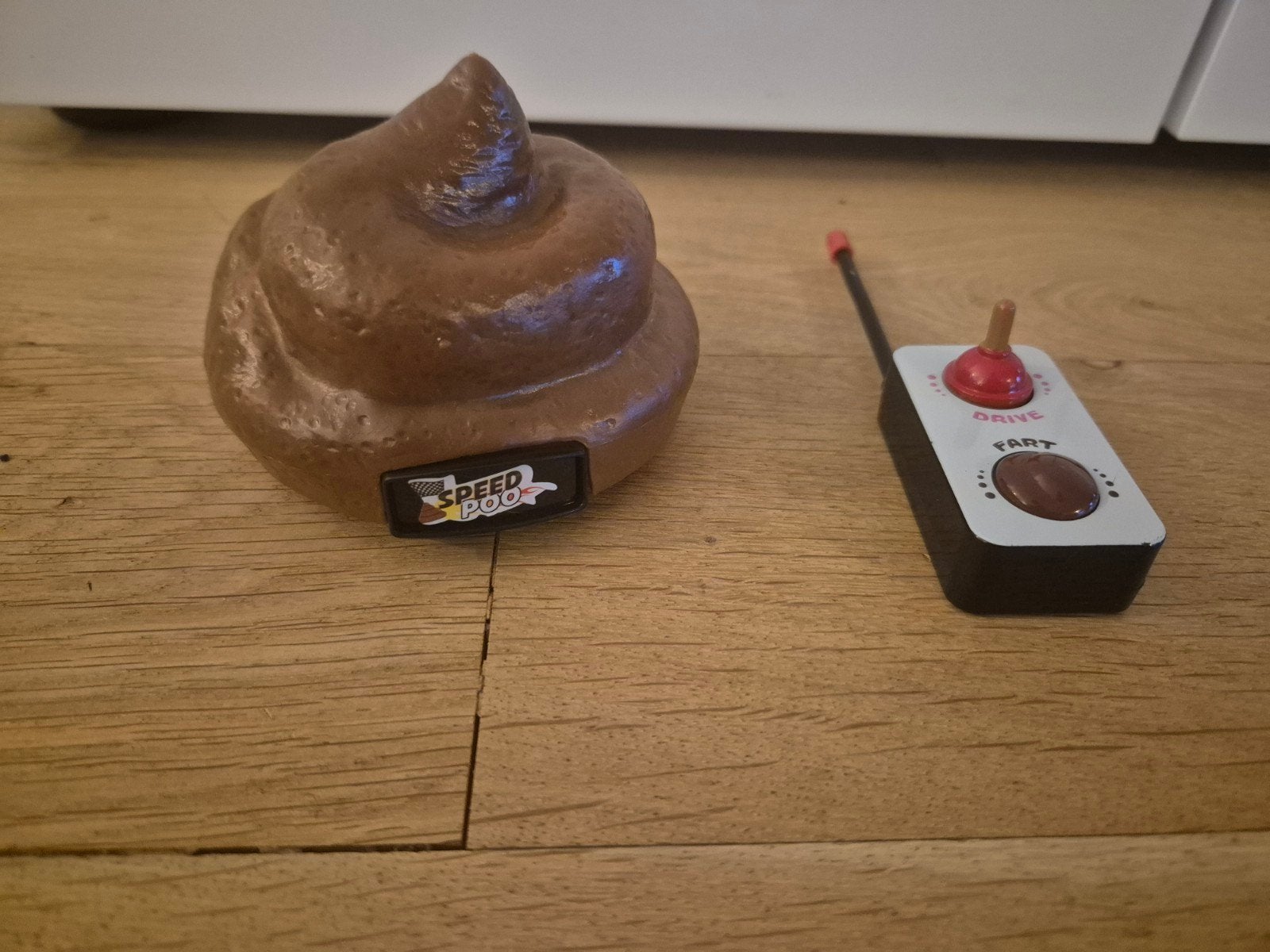 speed poo bestuurbare drol poep scheet, Ophalen of Verzenden, Zo goed als nieuw