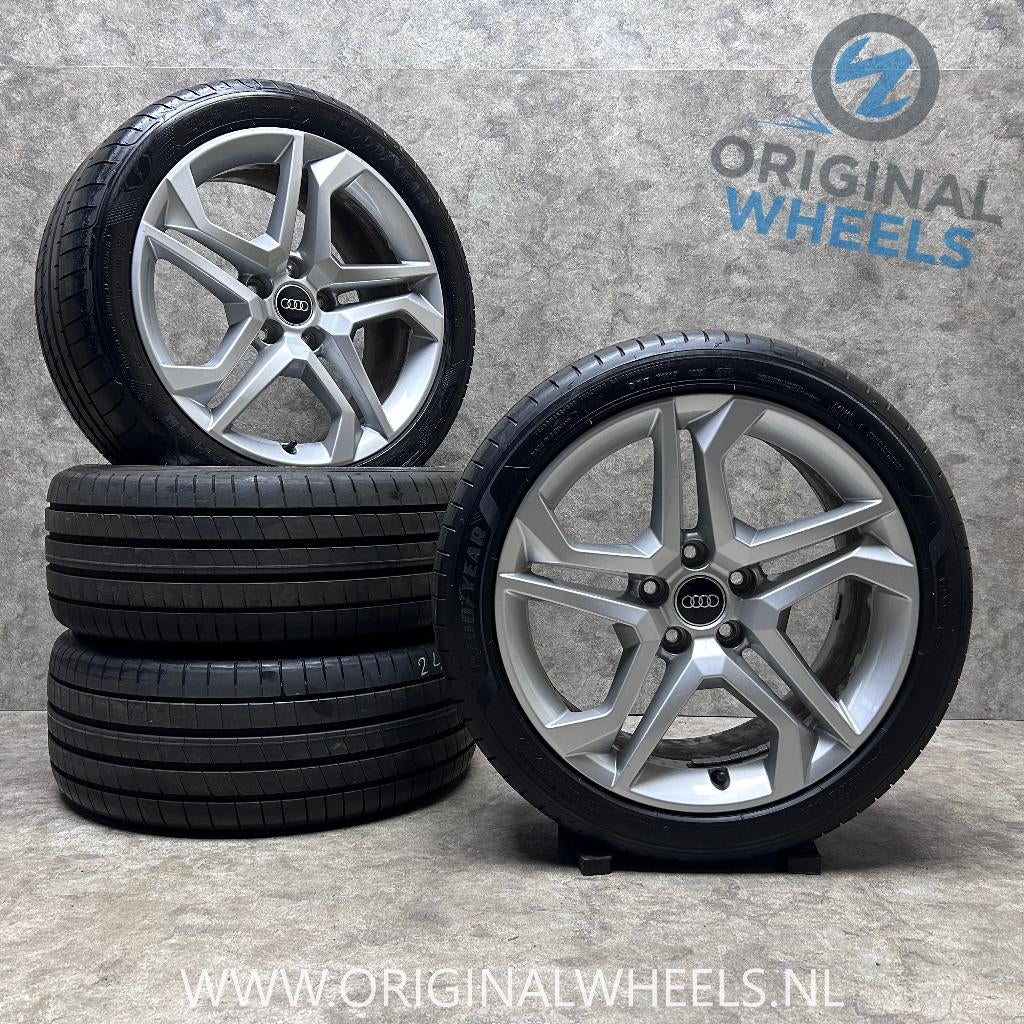 18 inch originele velgen + zomerbanden Audi A4 B9 B8, Auto-onderdelen, Banden en Velgen, Banden en Velgen, Ophalen of Verzenden