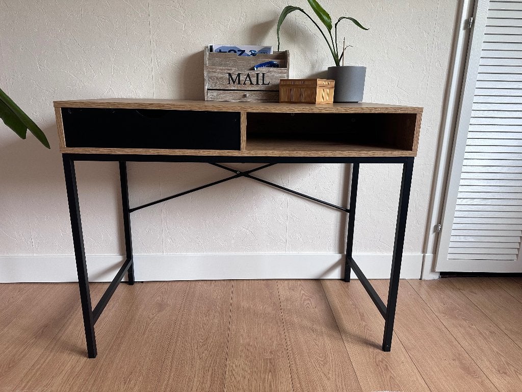 Bureau te koop, Ophalen, Met lades, Gebruikt, 48 cm