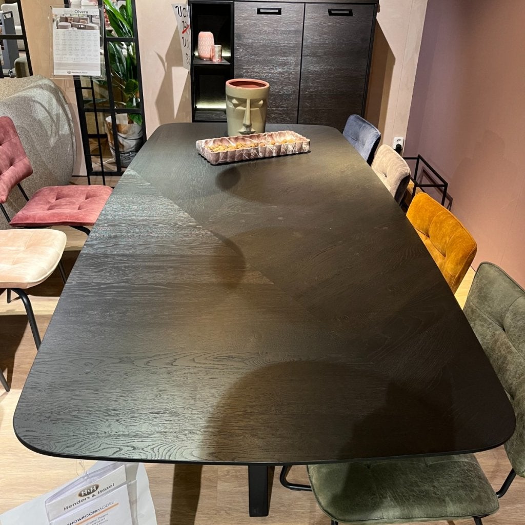 Ridgefield Eettafel Ovaal 240x110 Castle Antraciet - Henders, Niet ingevuld, Niet ingevuld, Niet ingevuld