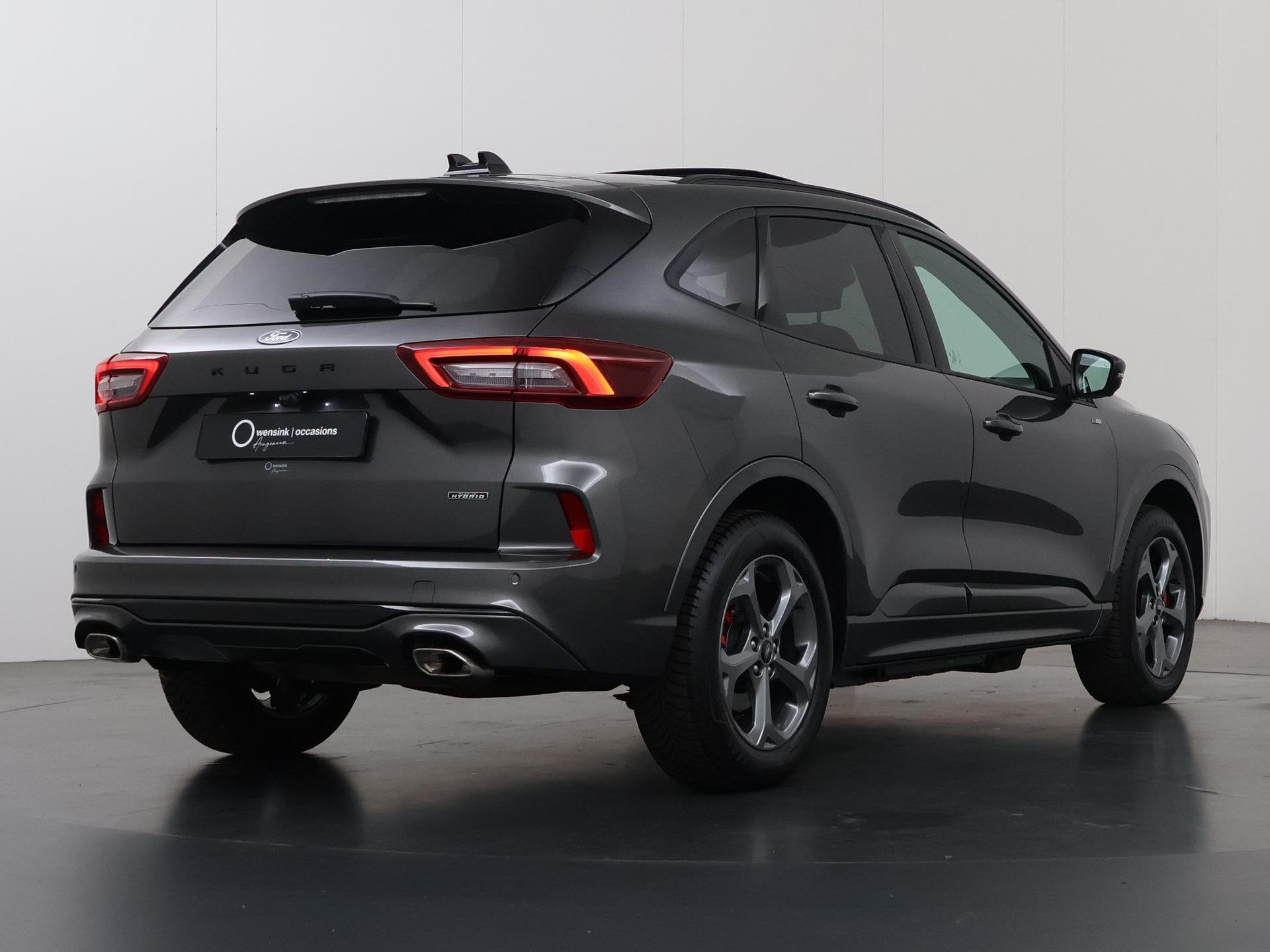 Ford Kuga 2.5 PHEV ST-Line X | Elek. Trekhaak | Panoramadak, Auto's, Ford, 14 kWh, Gebruikt, 4 cilinders, Leder en Stof