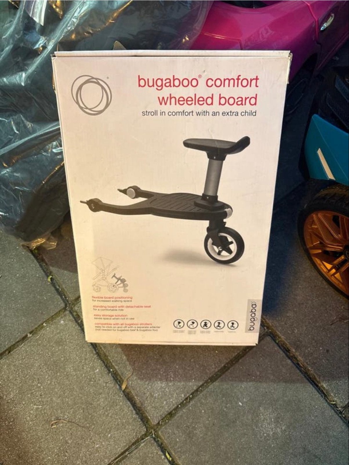 Bugaboo Comfort Meerijdplankje met Zitje, Kinderen en Baby's, Kinderwagens en Combinaties, Nieuw, Ophalen, Kinderwagen, Duowagen