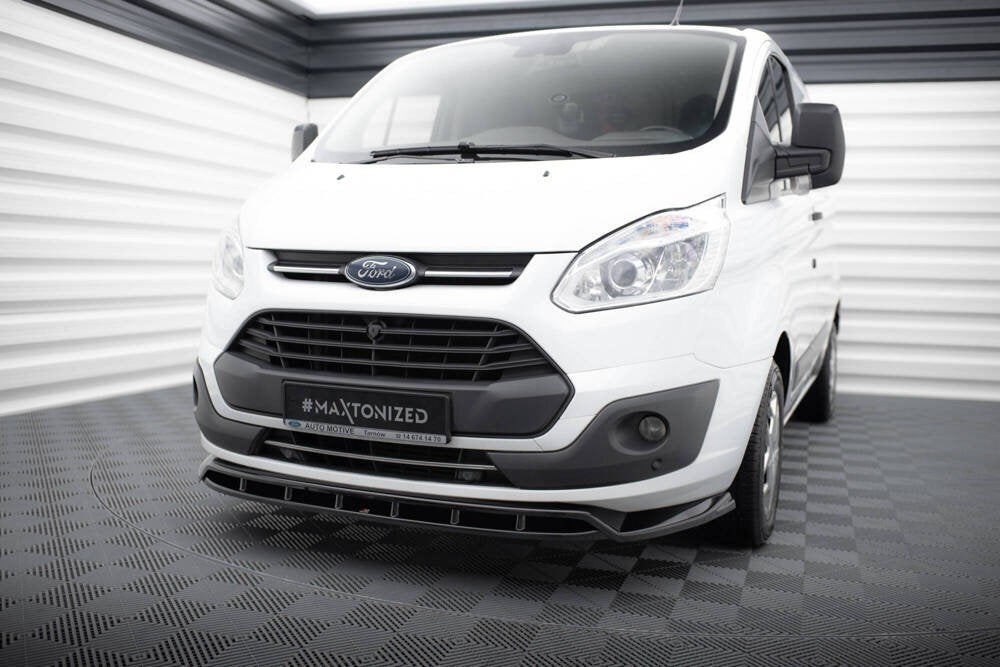 Voorlip splitter frontlip - Ford Transit Custom 12-17, Auto diversen, Tuning en Styling, Ophalen of Verzenden
