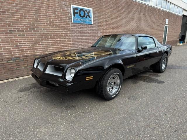 Pontiac Firebird 5.7 1976, Auto's, Automaat, Achterwielaandrijving, Zwart, Leder