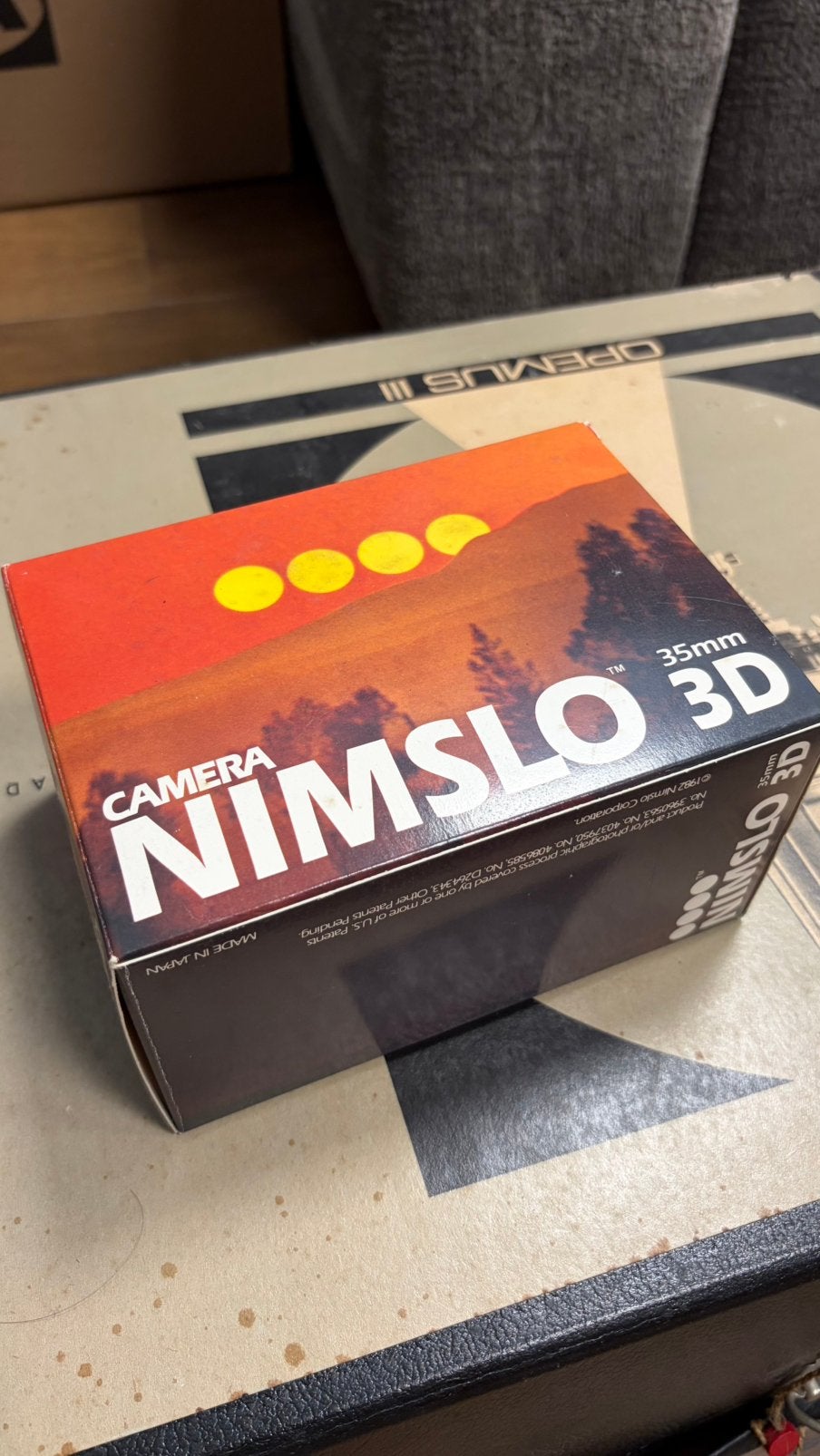 Nimslo 3D camera , nieuw in doos ongebruikt, Ophalen of Verzenden, Zo goed als nieuw, Compact, Overige Merken