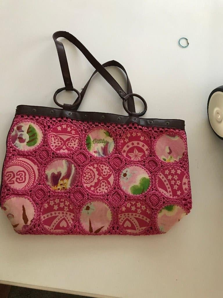 zeer mooie oilily tas, Ophalen of Verzenden, Zo goed als nieuw, Roze, Handtas