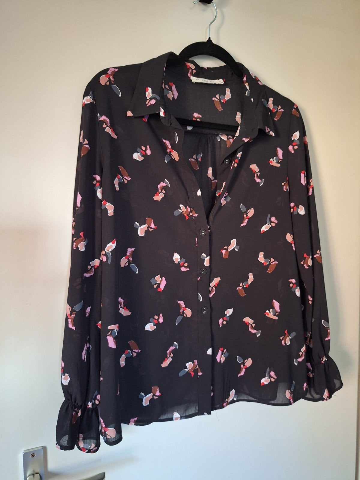 My Jewellery Limited blouse maat L, zwart met print, My Jewellery Limited, Zwart, Maat 42/44 (L), Ophalen of Verzenden