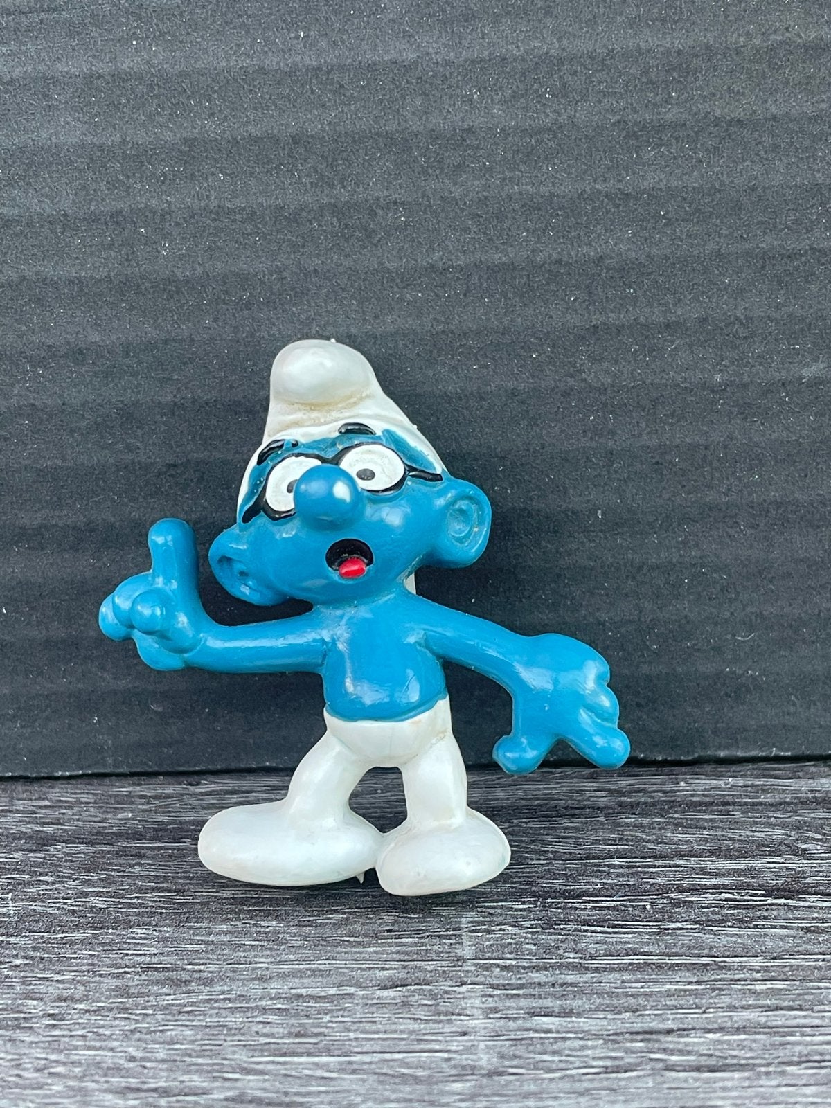 Smurf paperclip Brilsmurf Figuurtje, Verzamelen, Ophalen of Verzenden, Gebruikt, Brilsmurf, Poppetje, Figuurtje of Knuffel