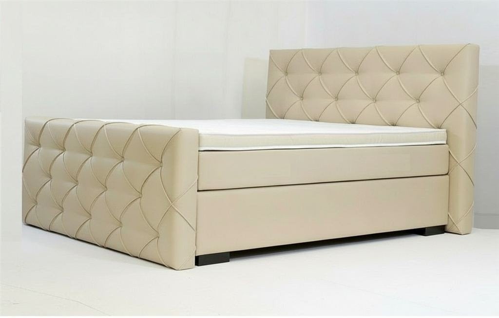Boxsprings Hilton met voedbord complete set-SALE, Ophalen, Nieuw, Tweepersoons
