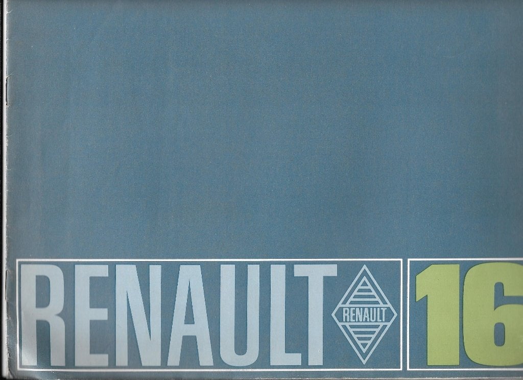 RENAULT 16,  1967, Ophalen of Verzenden, Gelezen, Renault