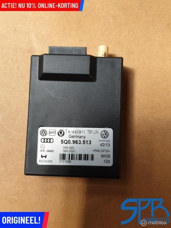 5Q0963513 Standkachel module Golf 7 Passat Sportsvan Skoda, Gebruikt, Volkswagen, Ophalen of Verzenden, Volkswagen