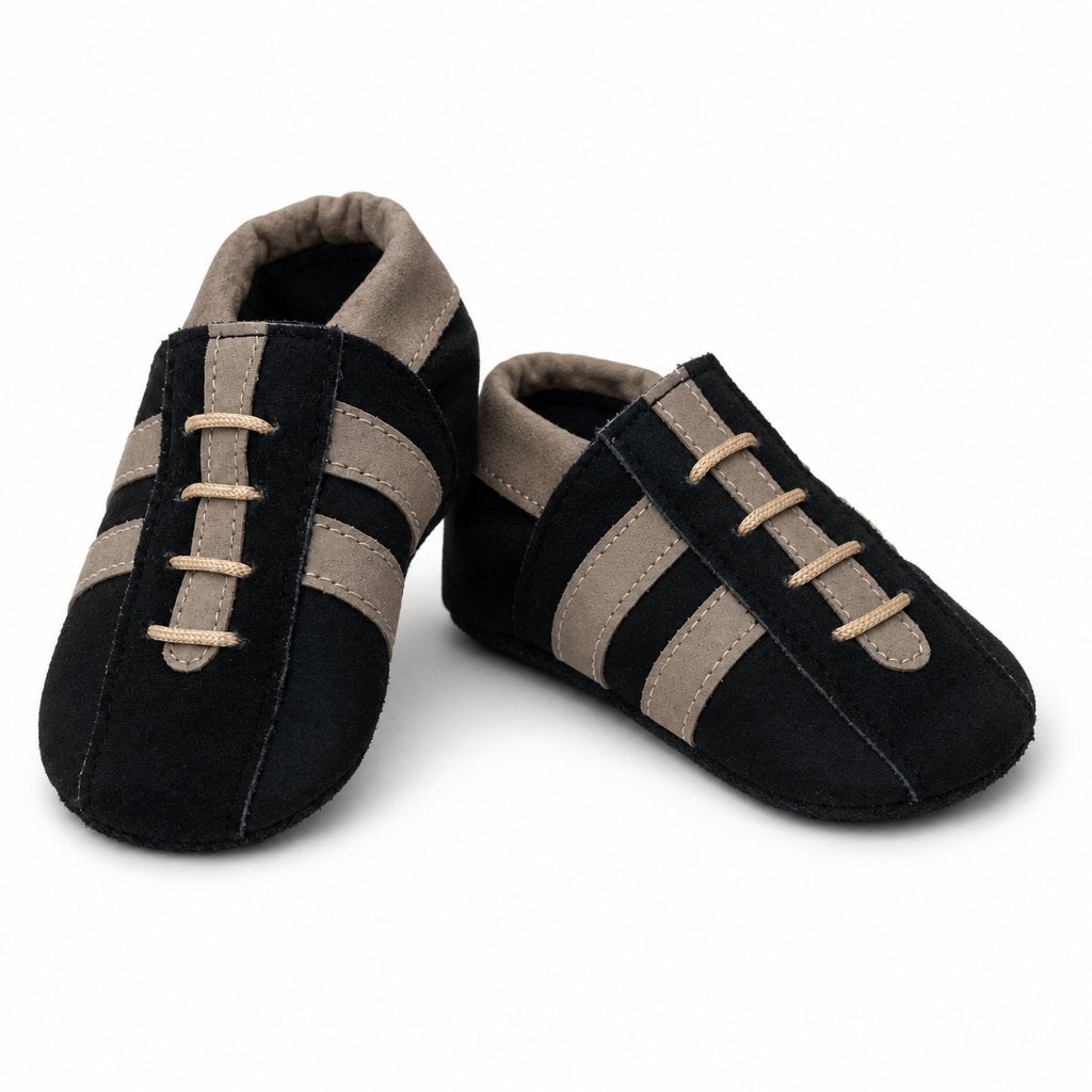 OXXY Babyslofjes sneakerstijl – zwart – maat L (maat 22), Schoentjes, Jongetje of Meisje, ., Nieuw