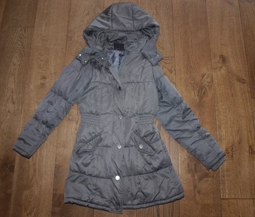 Grijze Winterjas Vero Moda (S), Vero Moda, Ophalen of Verzenden, Maat 36 (S), Grijs