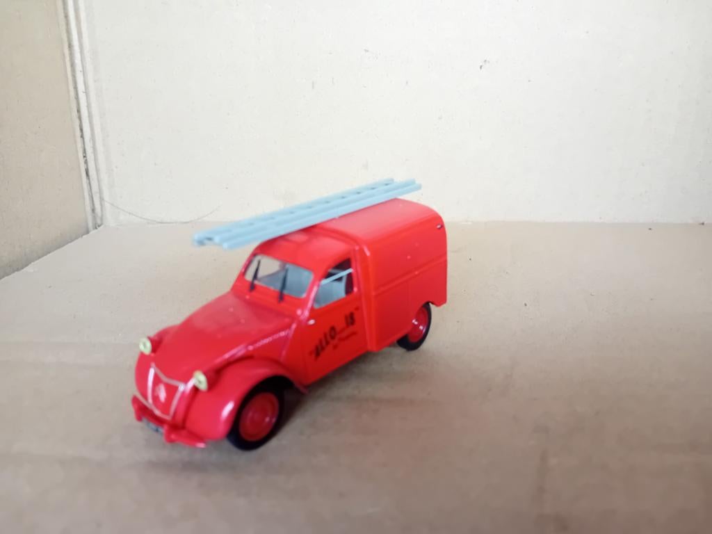Norev Citroën 2cv AZU, Ophalen of Verzenden, Auto, Norev