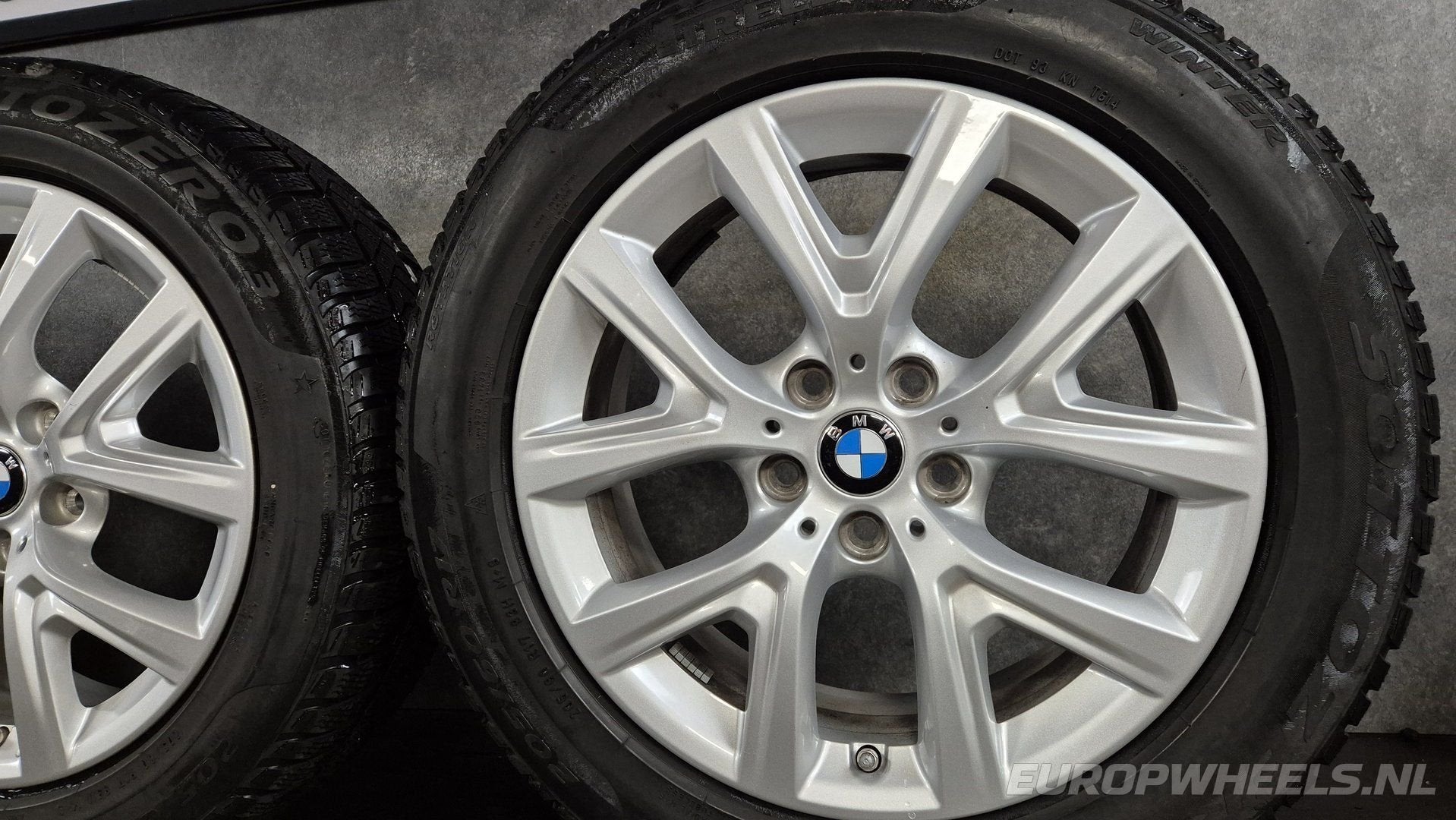 17 inch BMW velgen 2 serie Active tourer U06 winterbanden, Gebruikt, -, -, Banden en Velgen
