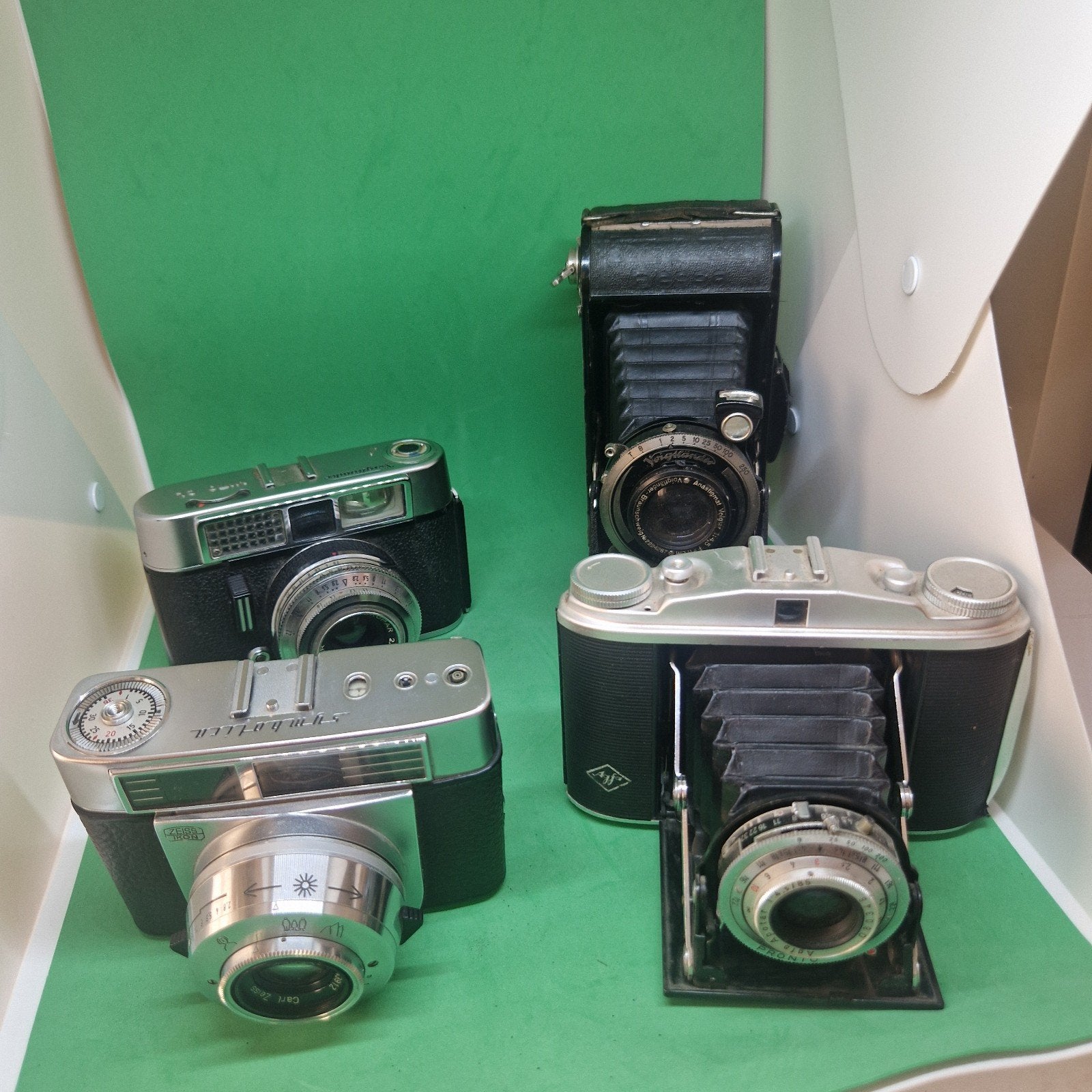 antieke camerasvito cl bessa symbolica agfa, Ophalen of Verzenden, Compact, Overige Merken