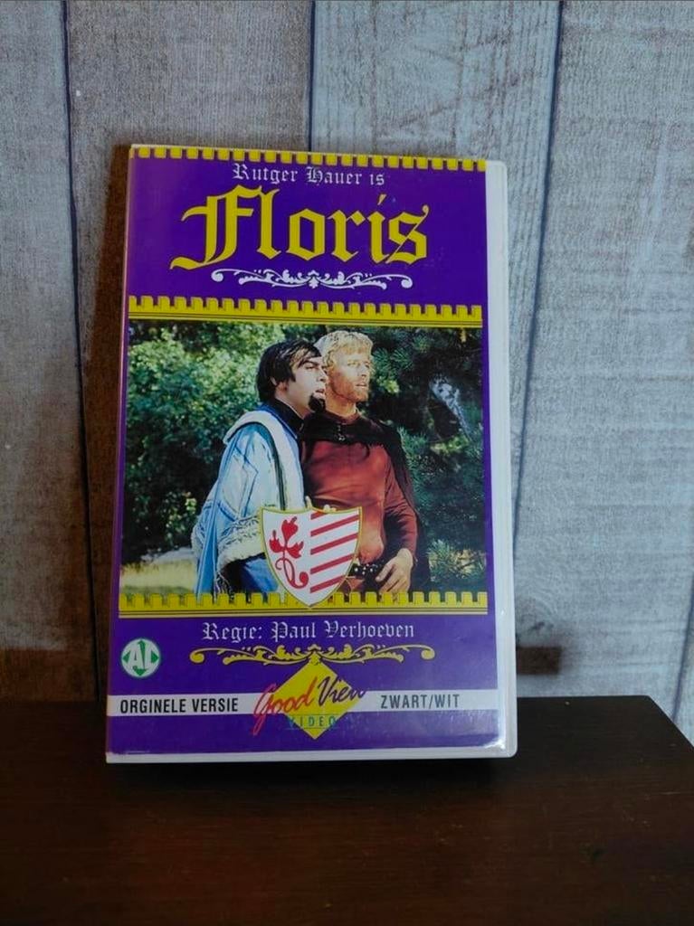 Floris deel 3 videoband. Rutger Hauer., Alle leeftijden, Ophalen of Verzenden, Gebruikt, Kinderprogramma's en -films