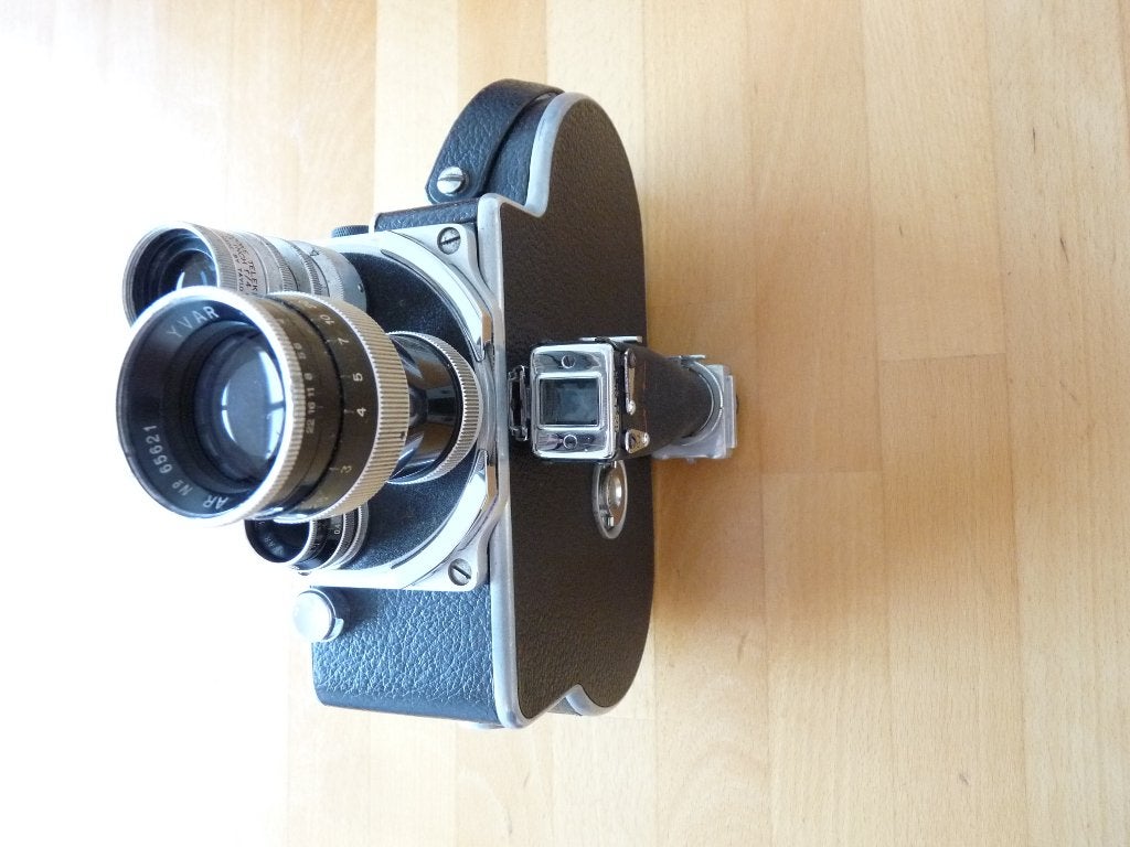 Paillard Bolex 16 mm filmcamera met 3 lenzen, Ophalen of Verzenden, 1940 tot 1960, Filmcamera