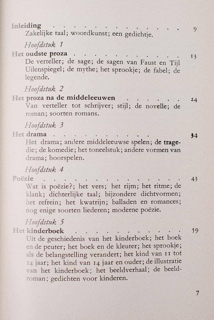 Nederlandse Literatuur Geschiedenis (1973), Verzenden, Zo goed als nieuw, Nederland