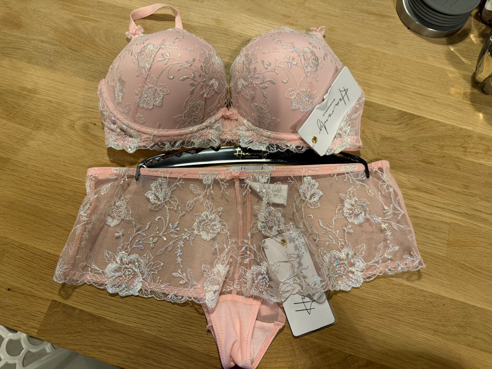 Heavenly push up bh 75D slip S NIEUW!! Set nu €75, Ophalen of Verzenden, Setje