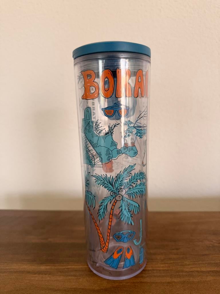 Starbucks Boracay Tumbler - Tropisch Strand Design, Kunststof, Ophalen of Verzenden, Meerkleurig, Overige merken