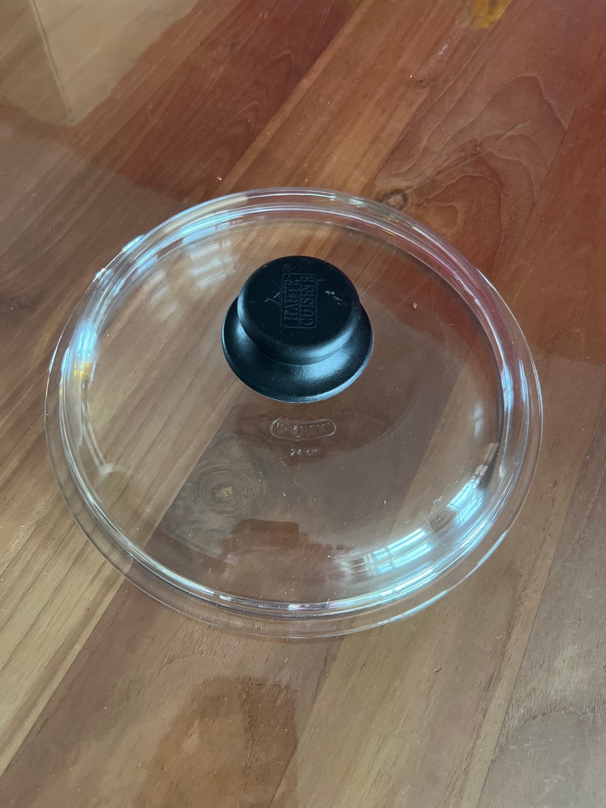 Glazen Pyrex deksel voor Sysas pan - 24 cm, Ophalen of Verzenden, Zo goed als nieuw, Overige merken, Glas