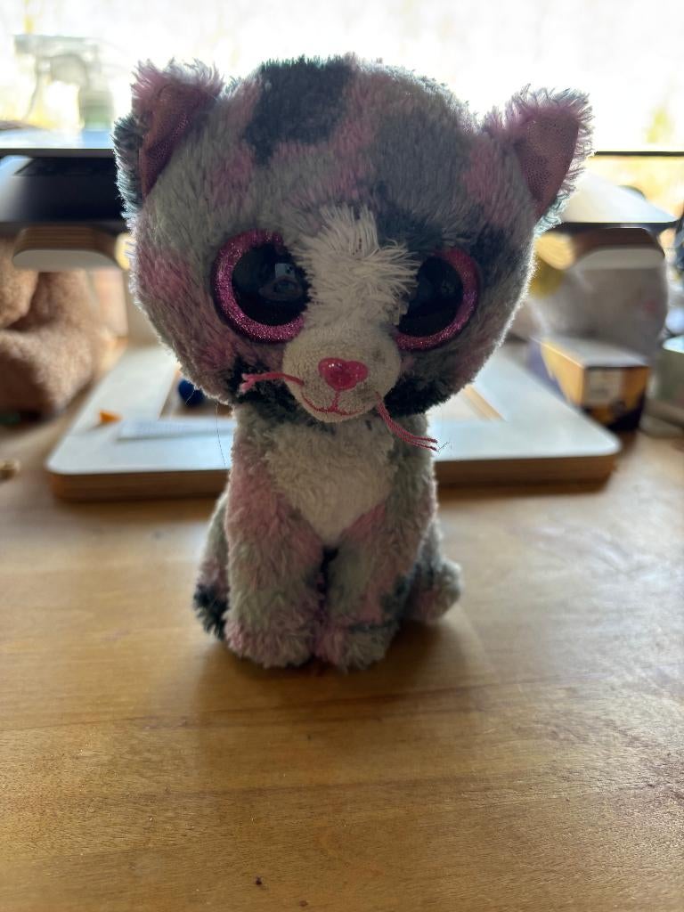 TY beanie boo's lindi kat knuffel, Verzenden, Zo goed als nieuw, Overige typen