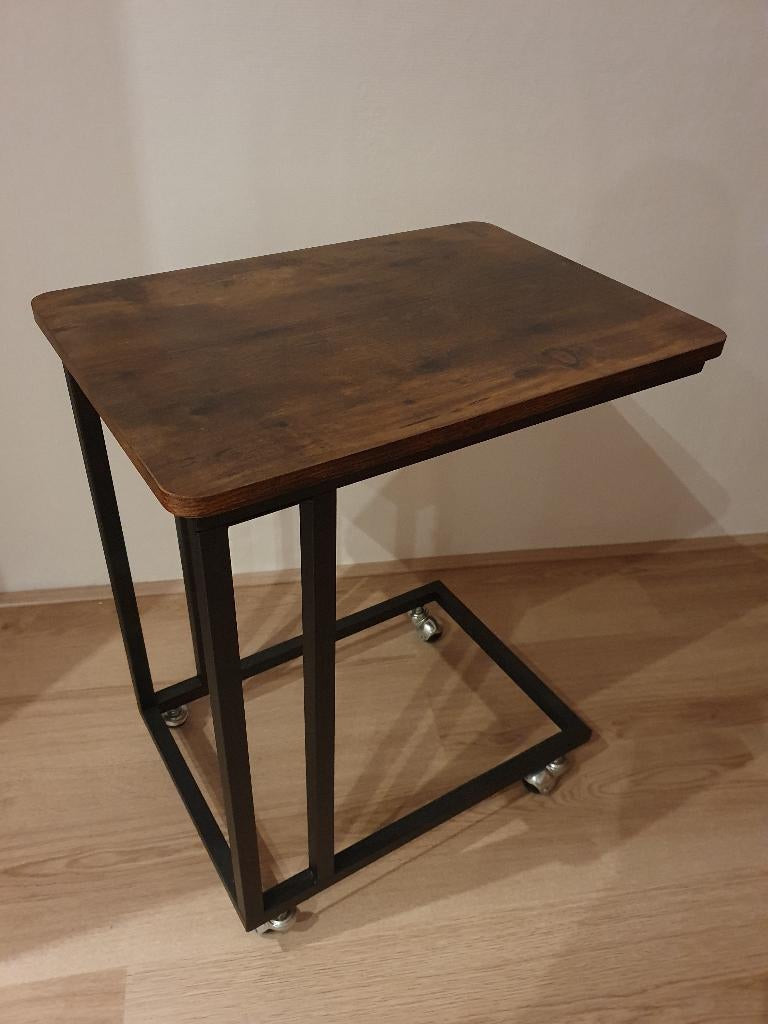 Bijzettafel op wieltjes, Overige materialen, Minder dan 55 cm, Zo goed als nieuw, Rechthoekig