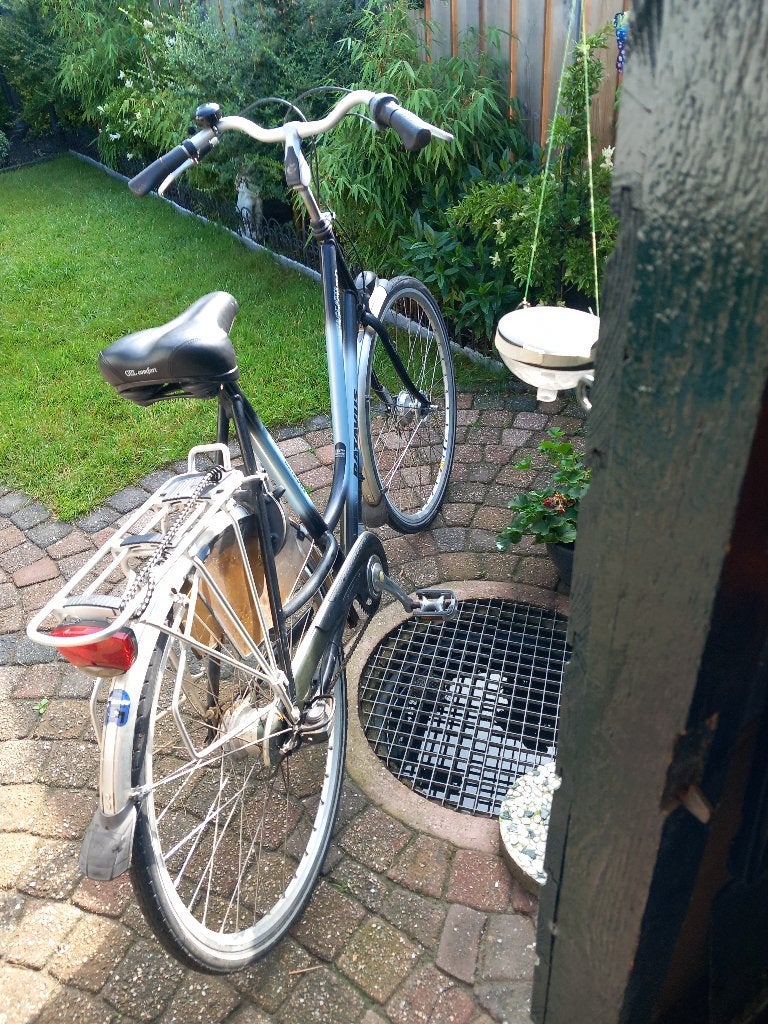 damesfiets, Fietsen en Brommers, Fietsen | Dames | Damesfietsen, Ophalen, Gebruikt, Velgrem, Versnellingen