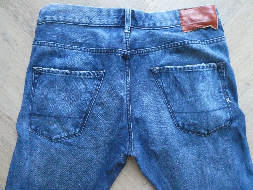 Scotch & Soda spijkerbroek, Phaidon maat 33-32, Blauw, W32 (confectie 46) of kleiner, Ophalen of Verzenden, Zo goed als nieuw