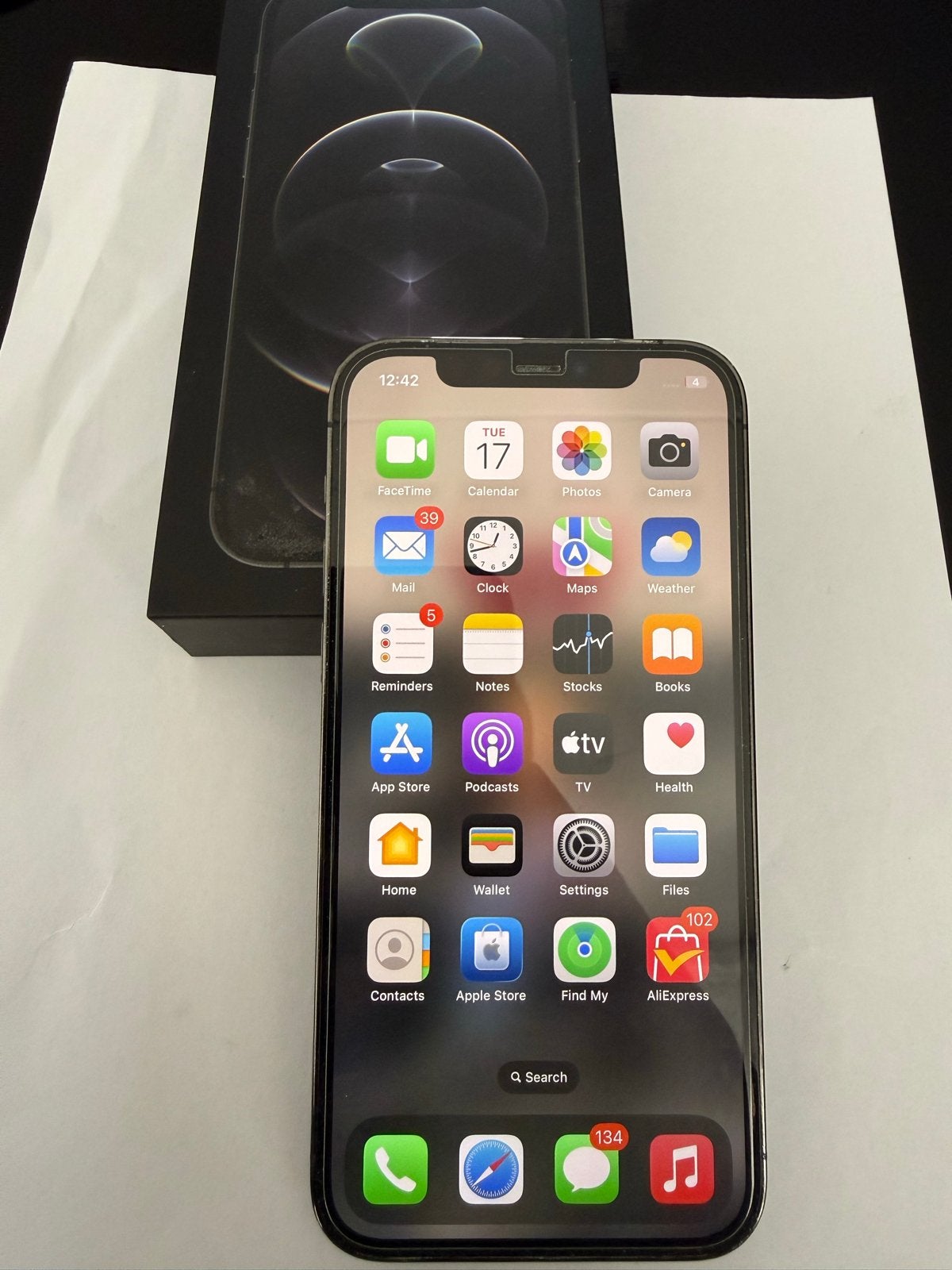 iPhone 12 Pro 128GB lessen tekst Beschrijving, Telecommunicatie, Mobiele telefoons | Apple iPhone, Ophalen, 128 GB, IPhone 12 Pro