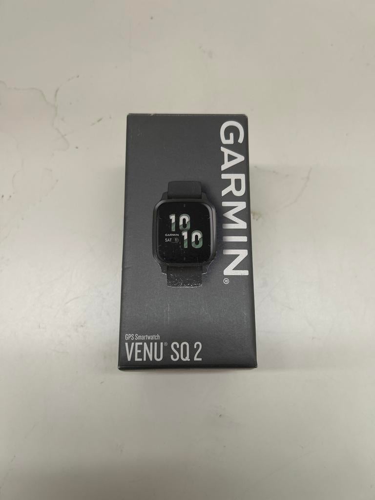Garmin Venu Sq 2 GPS Smartwatch Zwart - Nieuwstaat, Z, Afstand, Z, Zwart