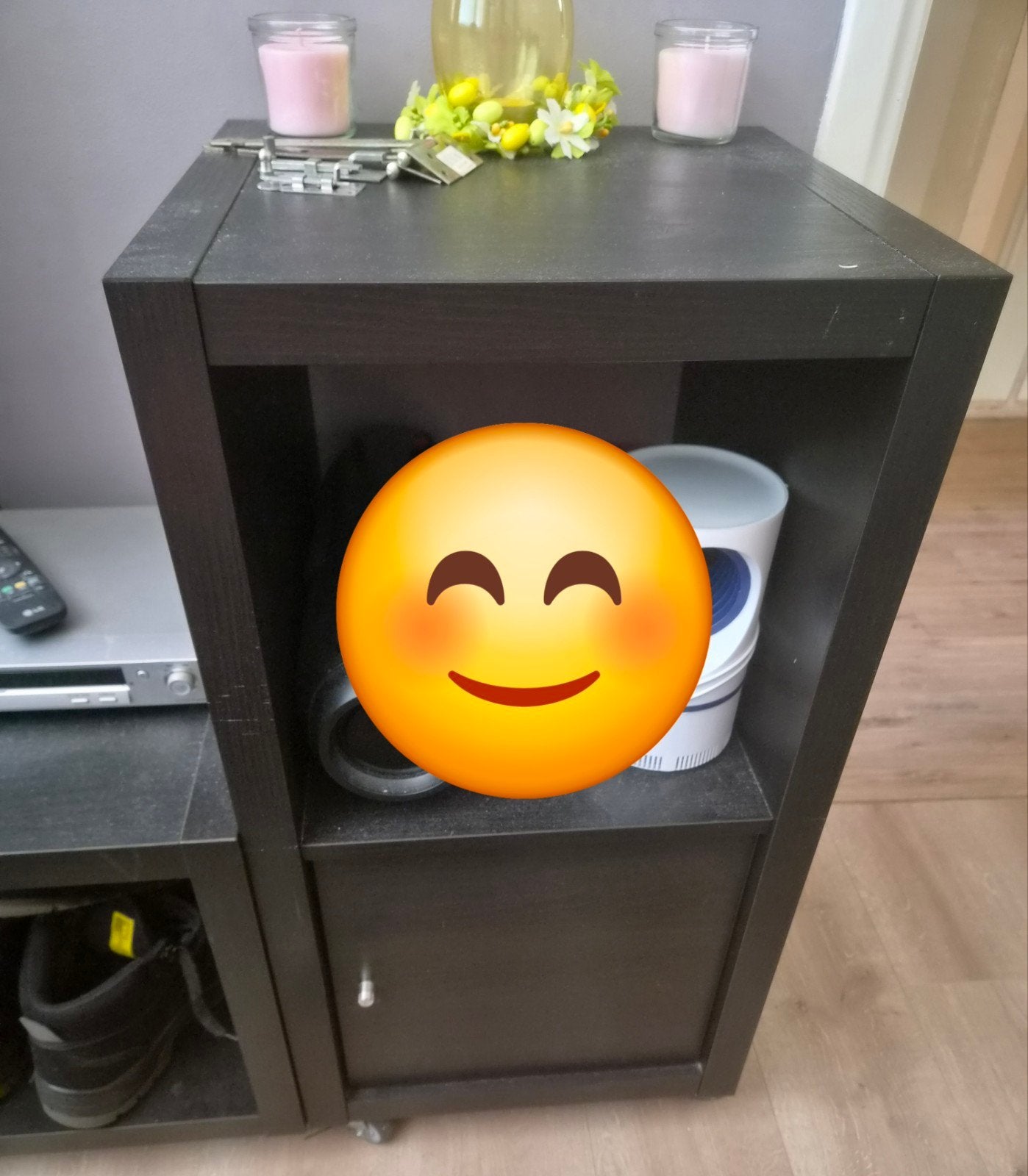 2 vakken kallax kast, Ophalen