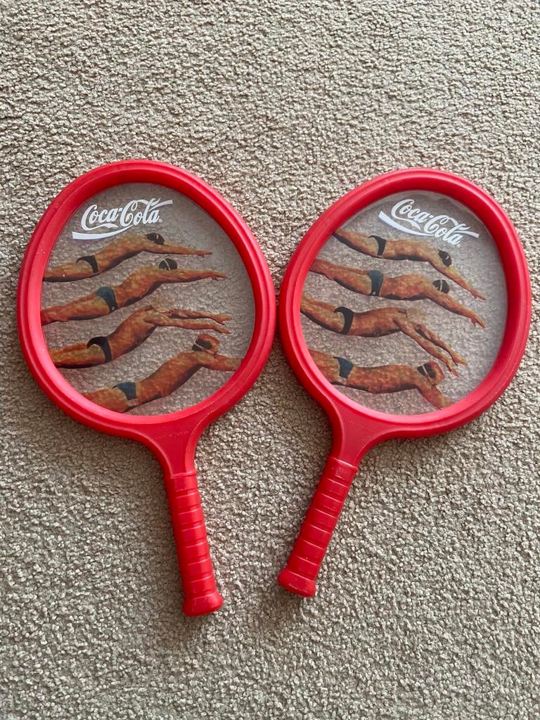 Softbal rackets  Coca Cola, Verzamelen, Ophalen of Verzenden, Gebruikt, Gebruiksvoorwerp
