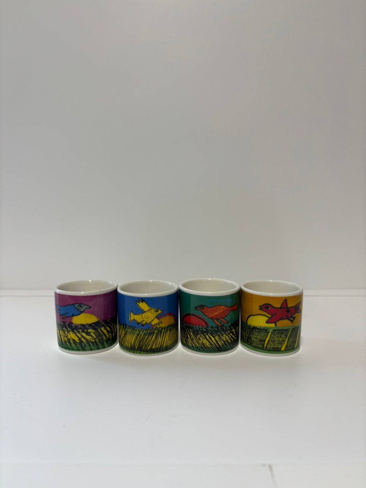 Vintage Corneille eierdopjes, Antiek en Kunst, Ophalen of Verzenden