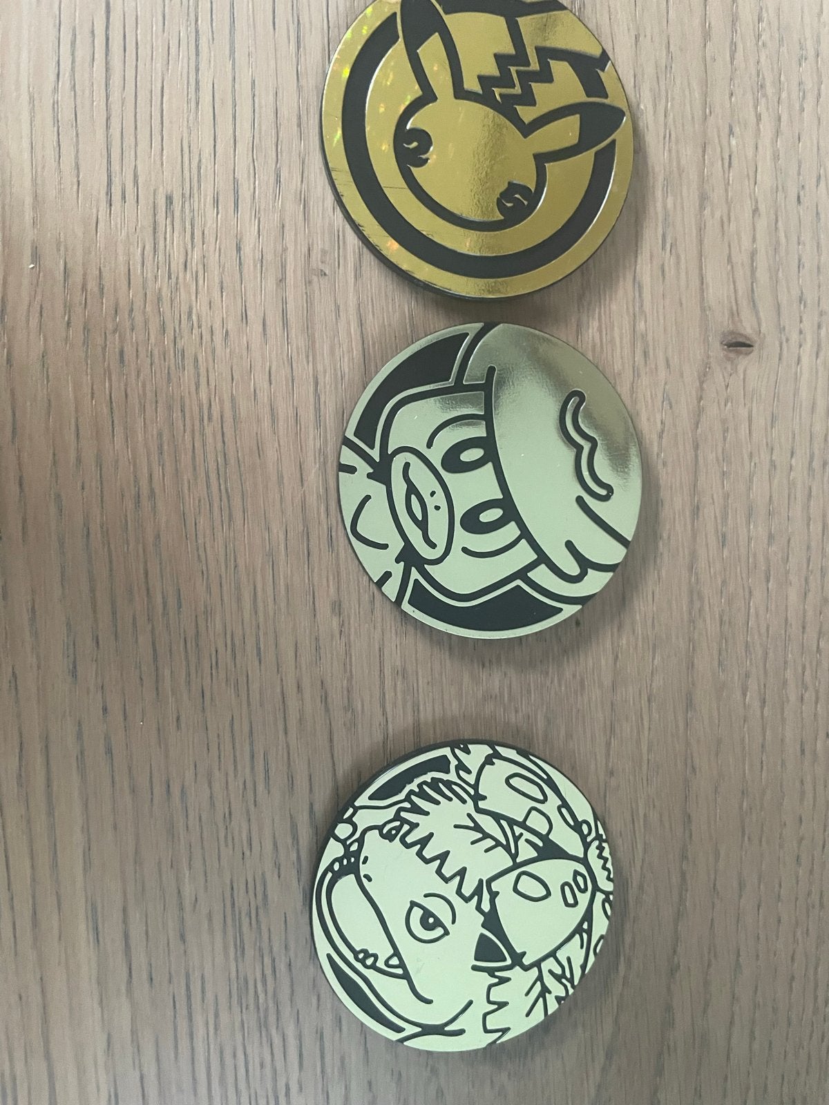 Pokémon munten: Pikachu, Sprigatito, Fuecoco, Verzenden, Gebruikt, Overige typen