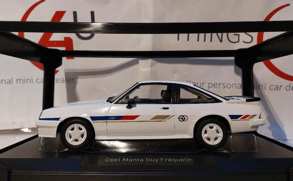 Norev 1:18 Opel Manta Guy Frequelin 1984 wit nieuw, Ophalen of Verzenden, Nieuw, Auto, Norev