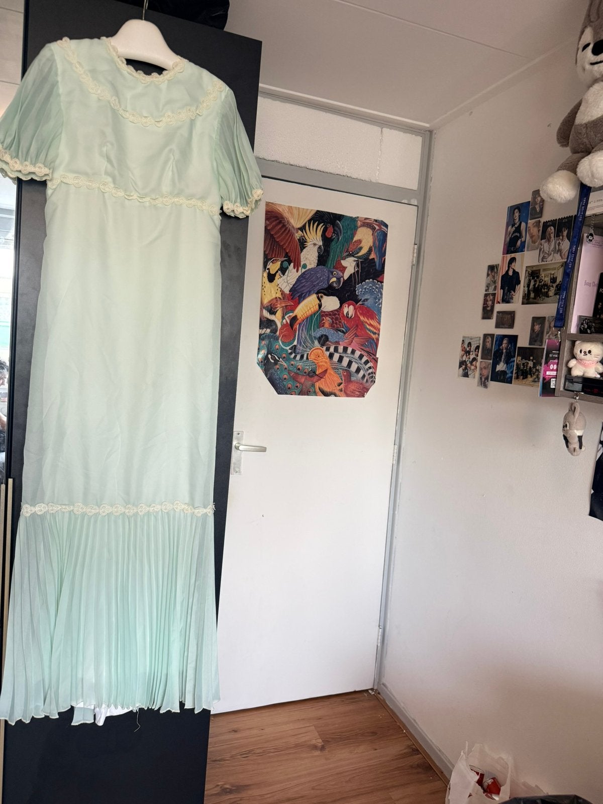 Vintage trouwjurk, Kleding | Dames, Ophalen of Verzenden, Zo goed als nieuw, Wit, Trouwjurk