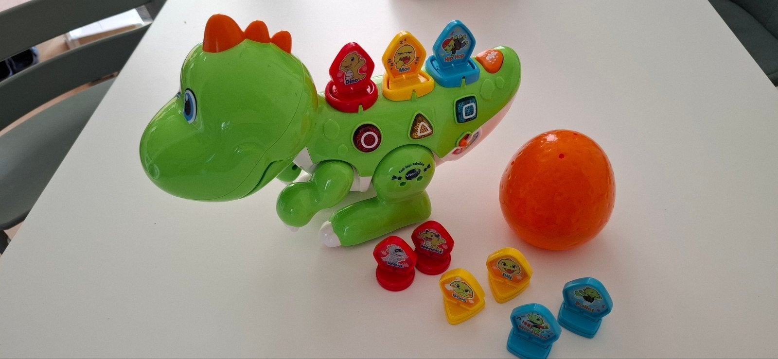 VTech Dino met eieren en geluid, Ophalen, Gebruikt, Overige typen, Met licht