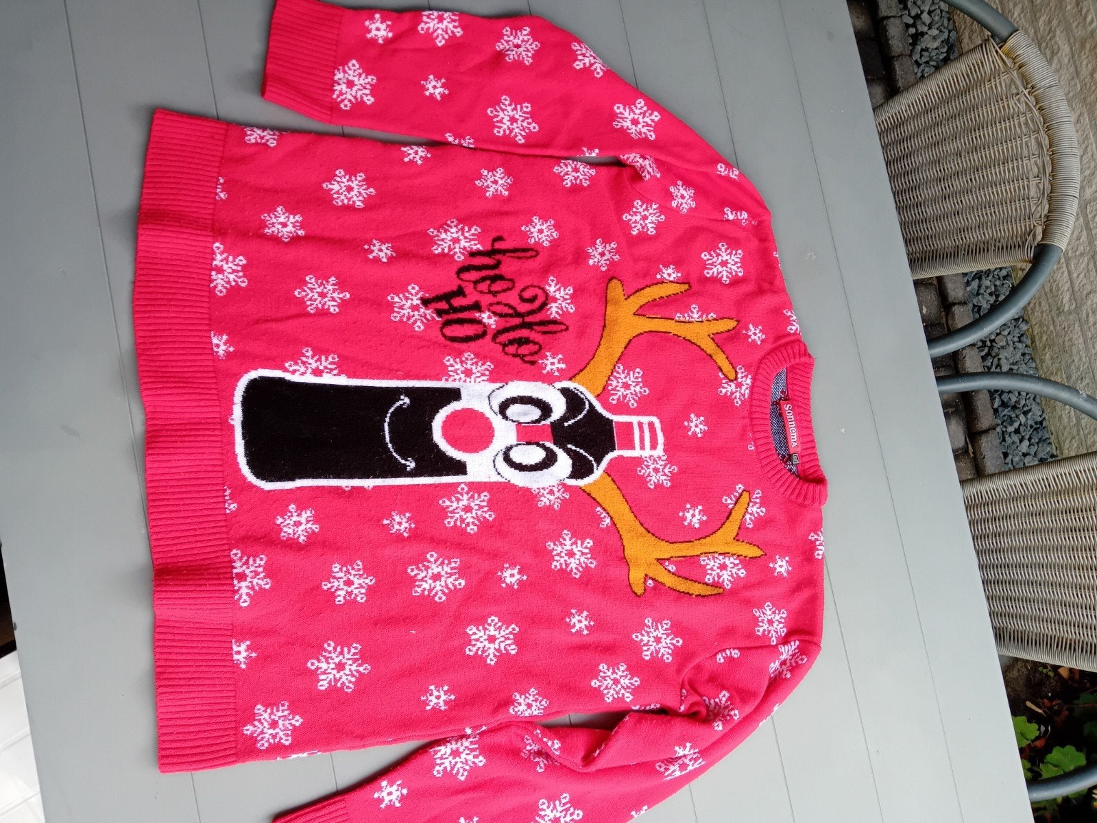 Foute Kersttrui Ho Ho Ho Rendier sonnema XL, Kleding | Dames, Sonnema, Maat 46/48 (XL) of groter, Ophalen of Verzenden, Zo goed als nieuw