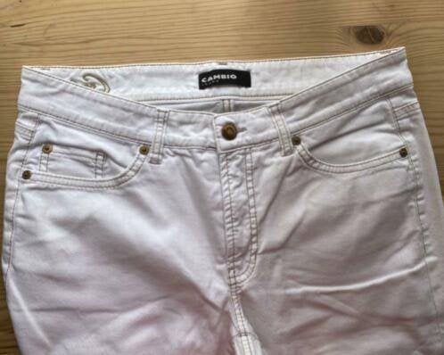 Cambio Norah regular mt 40 wit, Ophalen of Verzenden, Zo goed als nieuw, Wit, W30 - W32 (confectie 38/40)