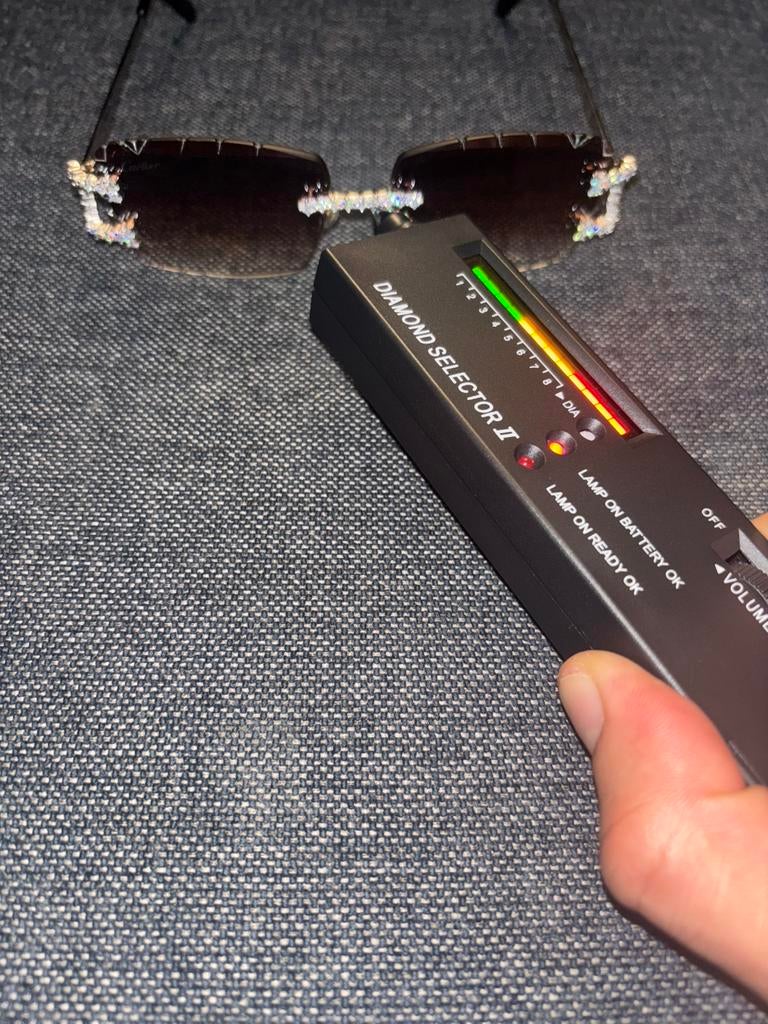Cartier moissanite sunglasses brown, Ophalen of Verzenden, Nieuw, Bruin, Overige merken